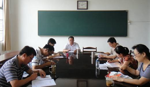 (图文)安徽工业大学工商学院召开2013年秋季迎新工作布置会