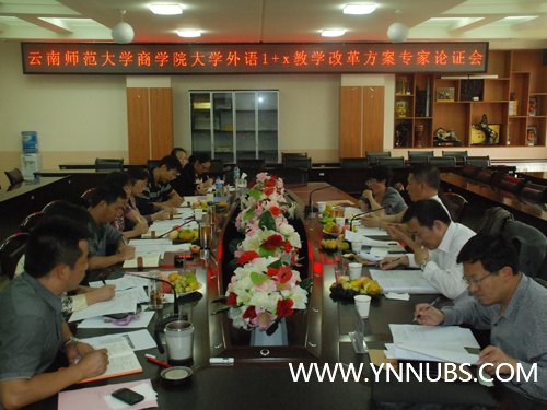 云南师范大学商学院举行大学外语教学改革专家咨询论证会