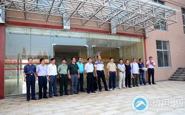 湖南科技大学对国际教育楼进行预验收