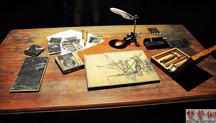 校美术馆举办杨涵木刻展