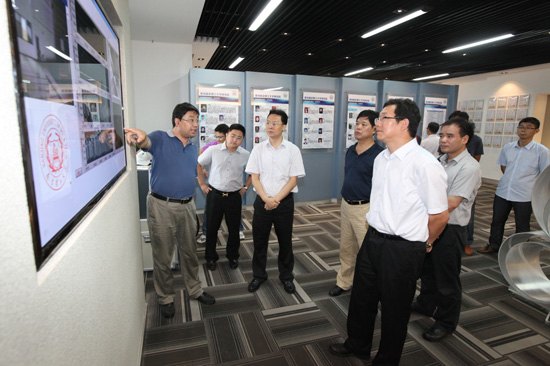 泰州市、南理工领导莅临泰州南京理工大学研究院调研指导