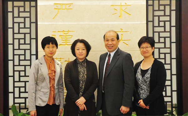 副校长刘春红会见台湾逢甲大学大陆事务办公室主任刘霈博士