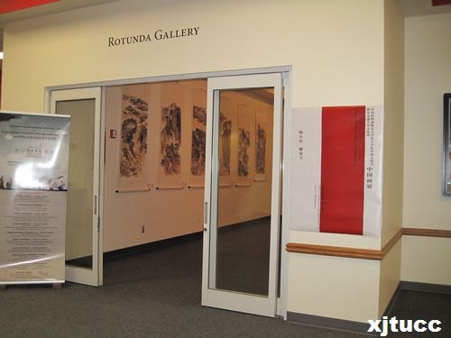 《解安宁山水画展》、《杨大名花鸟画展》在美国内布拉斯加州林肯大学胜利闭幕