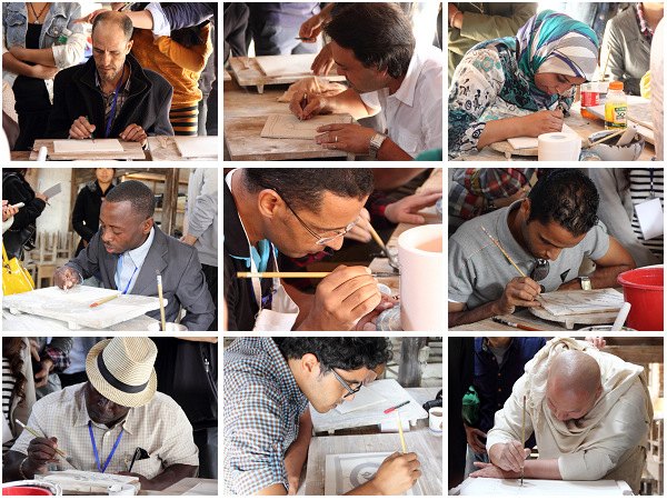 中非陶瓷文化艺术交流项目系列报道之五——青花装饰交流活动在三宝国际陶艺研修苑举行