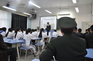 省教育厅军事理论课检查评估在山东旅游职业学院圆满完成