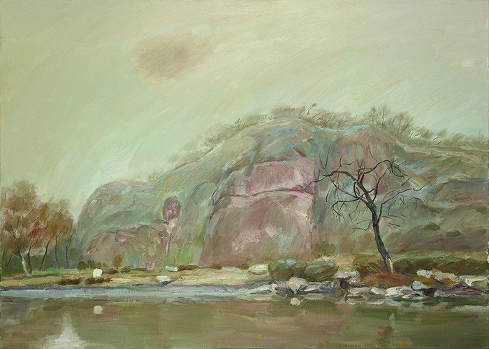 风·景崔雄油画作品在南京艺术学院美术馆开展