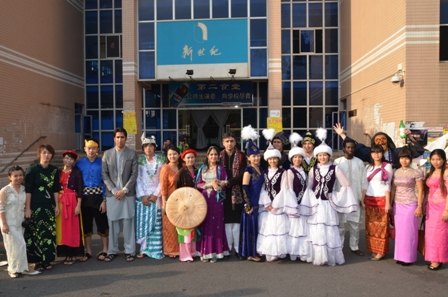 东华大学第五届国际文化节开幕