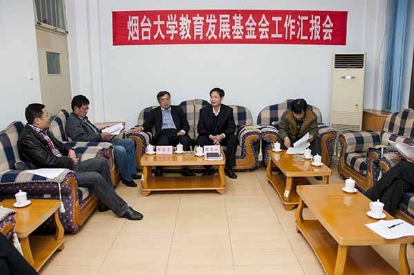 省民政厅来校勘查 教育发展基金会申报进展顺利