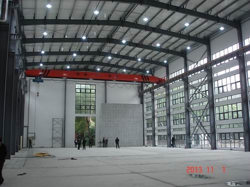 结构大厅和羽毛球馆建设项目通过竣工验收