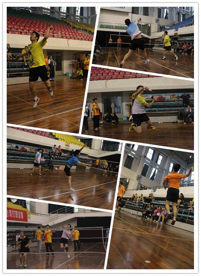 湖工大首届青年教职工羽毛球团体混合双打联谊赛圆满结束