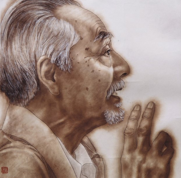 “蒋采蘋从艺60周年画展”开幕
