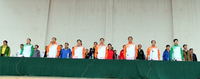 壮师院学子体魄 扬师院学子体风——广西师范学院第32届校运会开幕式