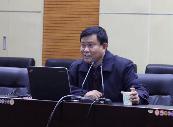 河南师范大学吴益民教授来许昌学院讲学