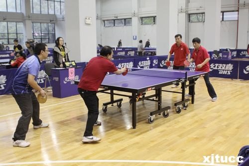 西安交通大学城市学院乒乓球队在交大2013年教职工乒乓球比赛中再创佳绩