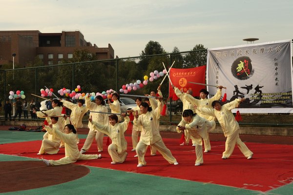 武术协会举办第四届武术观摩大会