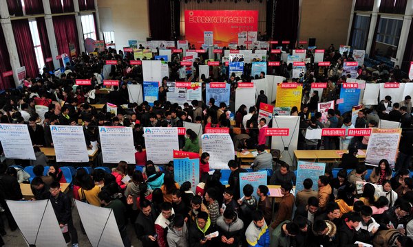 三明学院2014届毕业生校园供需见面会举行