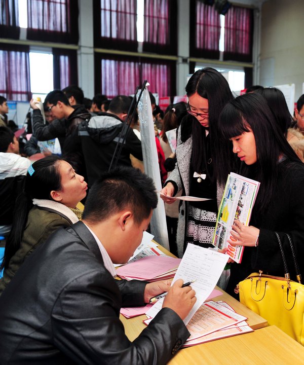 三明学院2014届毕业生校园供需见面会举行