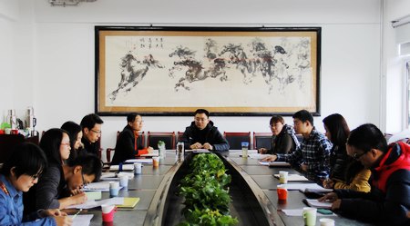 水保学院班子成员与研究生干部面对面交流