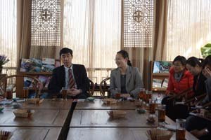 山东旅游职业学院首期教职工与院领导一起品茶活动圆满举行