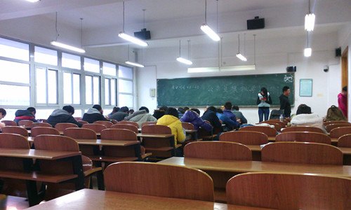 文法外语系举办公务员、研究生模拟考试