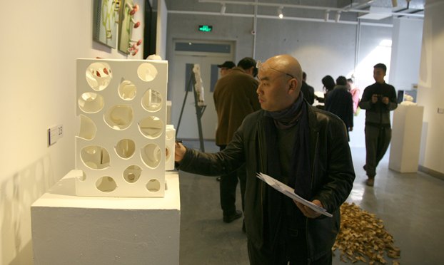 首届雕塑系年度学生创作成果展开幕