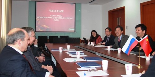 李和兴校长会见莫斯科动力学院外宾