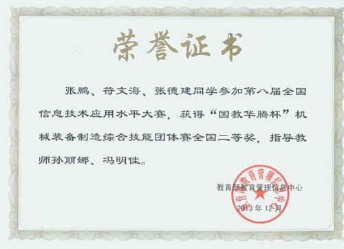 吉林农业科技学院在“全国信息技术应用水平大赛”中获国家级二等奖吉林农业科技学院在“全国信息技术应用水平大赛”中获国家级二等奖