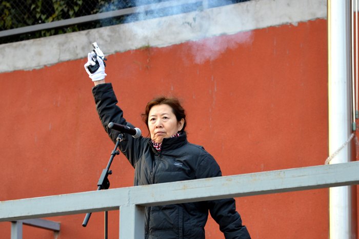 2013年南京艺术学院阳光体育冬季长跑起跑仪式隆重举行