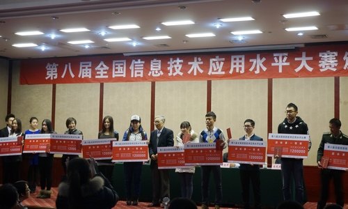 服装系学生参加第八届全国信息技术应用水平大赛获得四项大奖