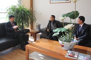 南京旅游职业学院党委副书记张志祥一行来山东旅游职业学院参观考察