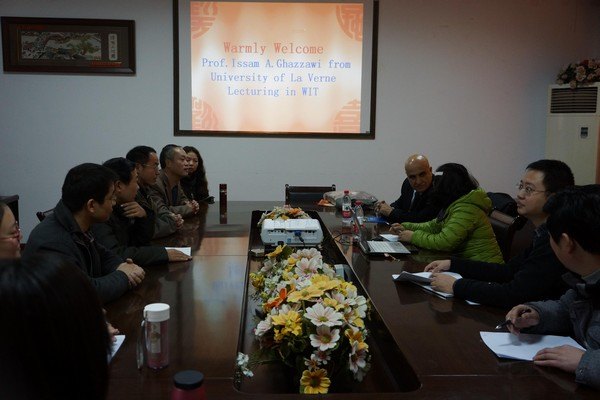 �������Ĵ�ѧ����Dr.Issam A.Ghazzawi���人���̴�ѧ��ѧ