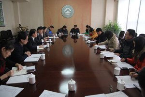 枣庄市台儿庄区职业中等专业学校校长贾传龙一行来山东旅游职业学院考察交流