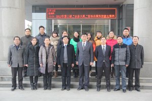 枣庄市台儿庄区职业中等专业学校校长贾传龙一行来山东旅游职业学院考察交流