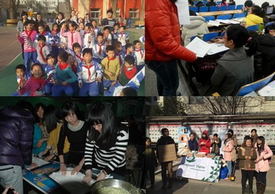 生物学院主题团日活动传递关爱感恩他人