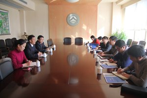 江苏农林职院党委副书记王润贤一行来山东旅游职业学院参观考察