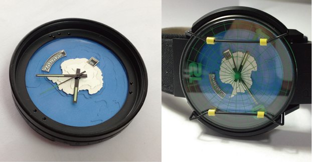 分秒不差 为雪龙号护航:设计学院参与设计中国极地科考专用表