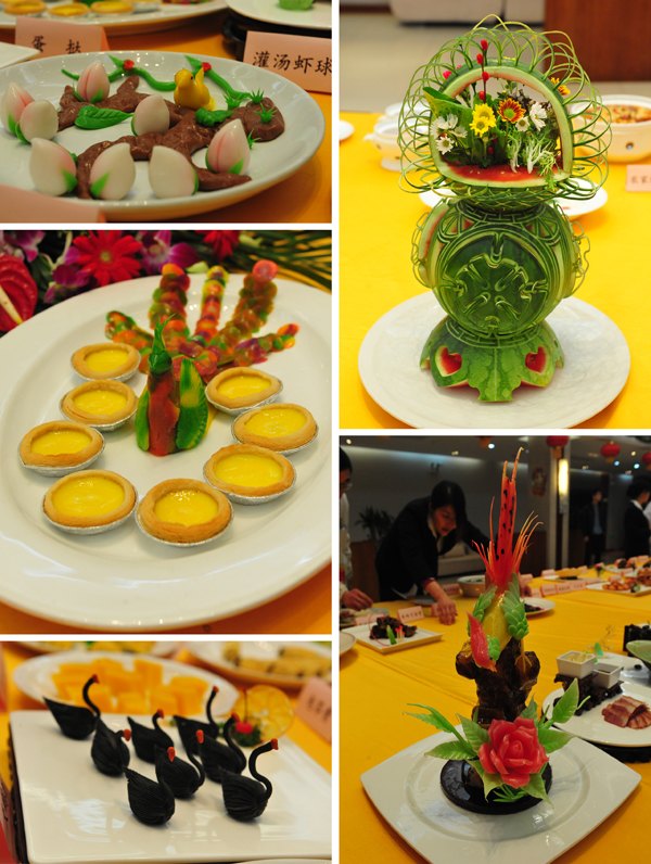 2013厨艺比赛与菜品展示暨授奖仪式日前举行  生动展示东华大学烹饪技术水平