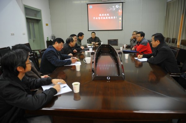 中央督导组来金陵学院检查工作