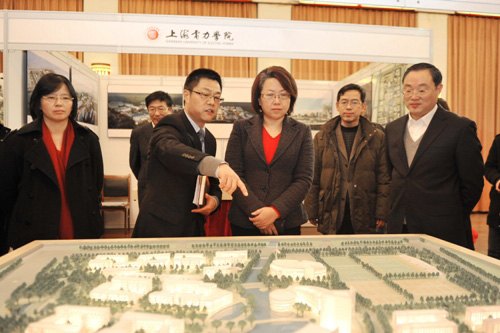 翁铁慧副市长率队来上海电力学院指导工作