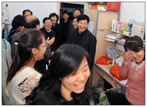 山西省纪委书记李兆前来晋中学院调研