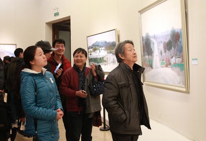 《如歌的行板—沈行工油画作品展》在中国美术馆隆重开幕