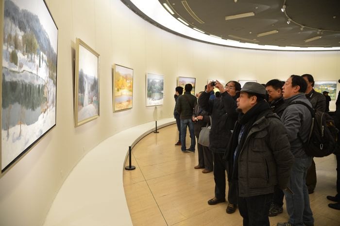 《如歌的行板—沈行工油画作品展》在中国美术馆隆重开幕