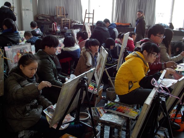 景德镇陶瓷学院2014年美术专业校考报名人数再创历史新高