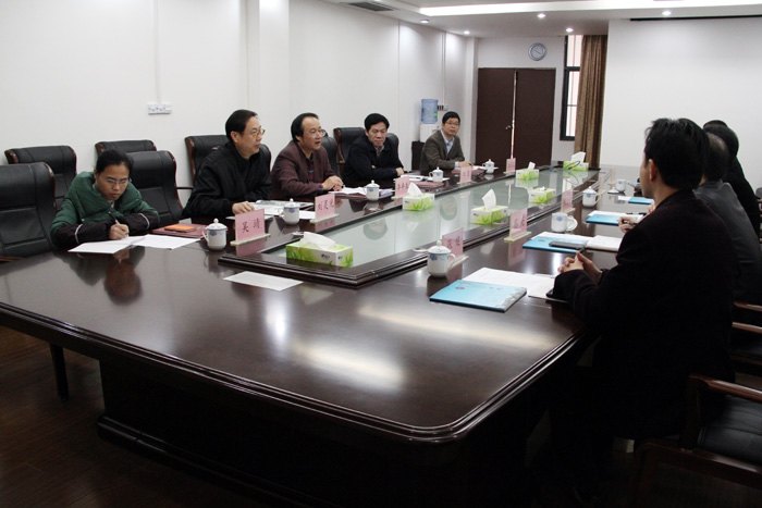 广西科技大学周德俭校长率队来广西师范学院考察交流
