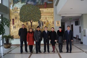 潍坊职业学院国际商务学院院长刘泓蔚一行来山东旅游职业学院参观考察