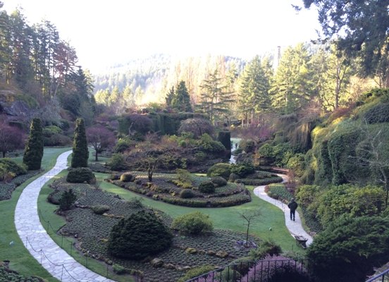 【加拿大中国青年领袖训练营报道四十】世纪花园BUTCHART GARDENS