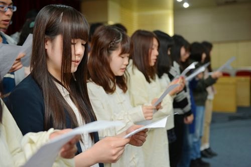 日本留学生结束汉语培训 感言明年再来惠州