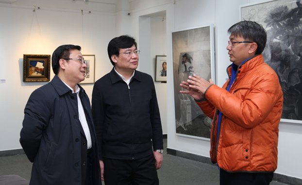北京市党建先进校评选考察组来中央美术学院考察