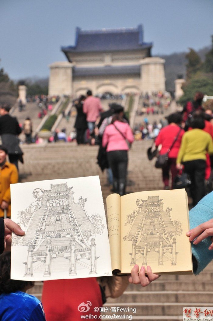 南艺女孩手绘《一本南京》彰显本土文化