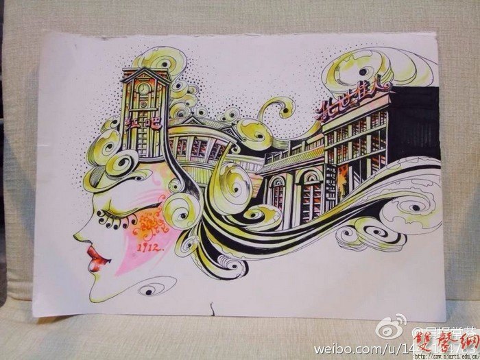 南艺女孩手绘《一本南京》彰显本土文化